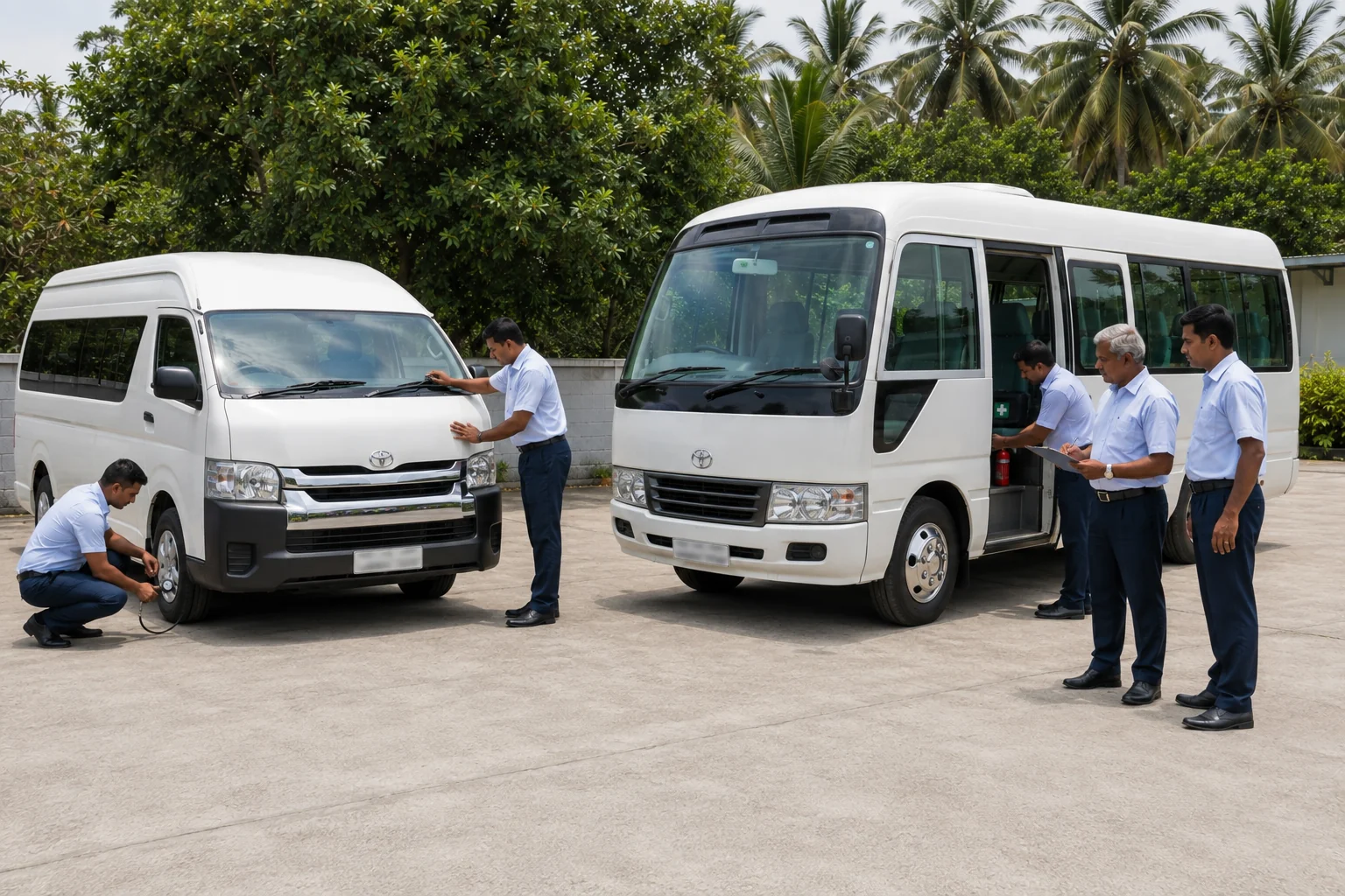 Pre-departure fleet safety check
