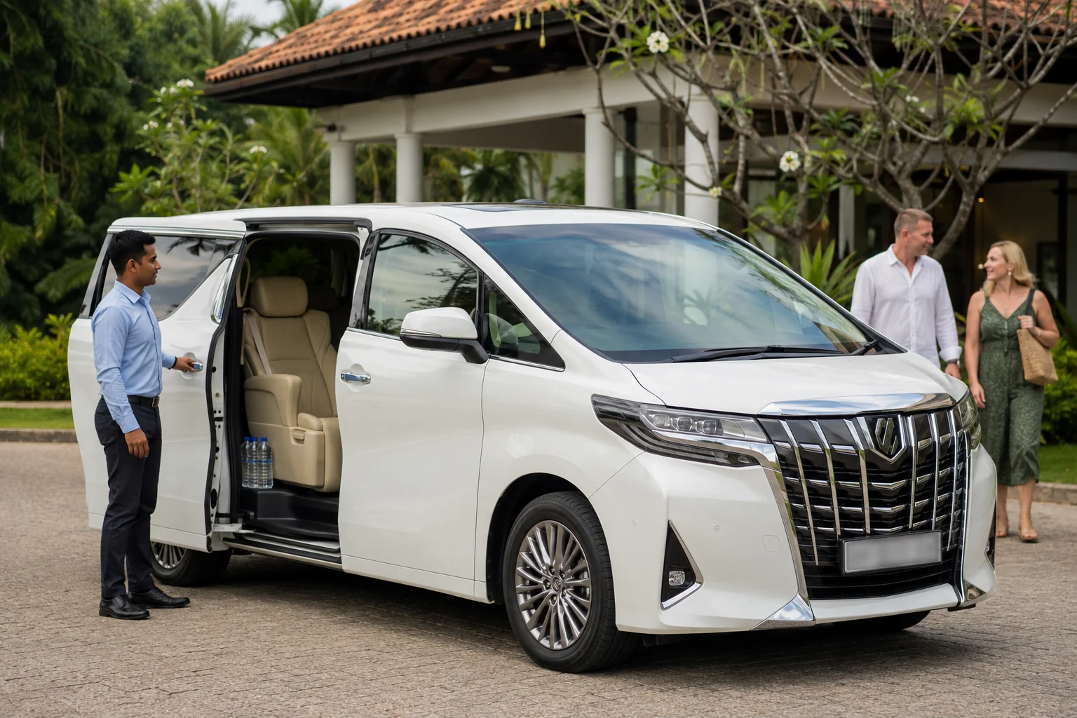 Wavion Lanka luxury van hotel pickup service